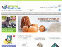 Tablet Screenshot of amazinghealth.co.uk